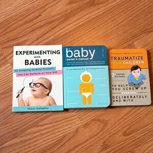 Set of Three Parenting Books